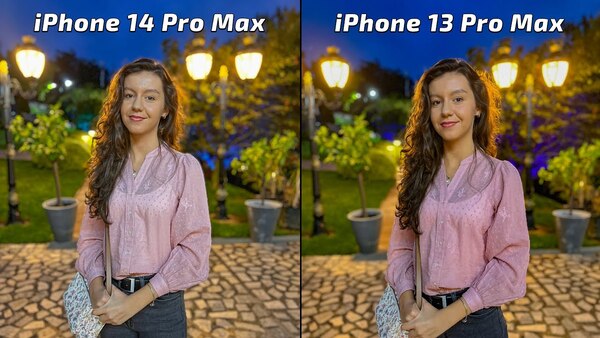iPhone 14 Pro Max được cải thiện khả năng thu sáng so với iPhone 13 Pro Max